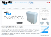 Dömötör Kft. weboldala